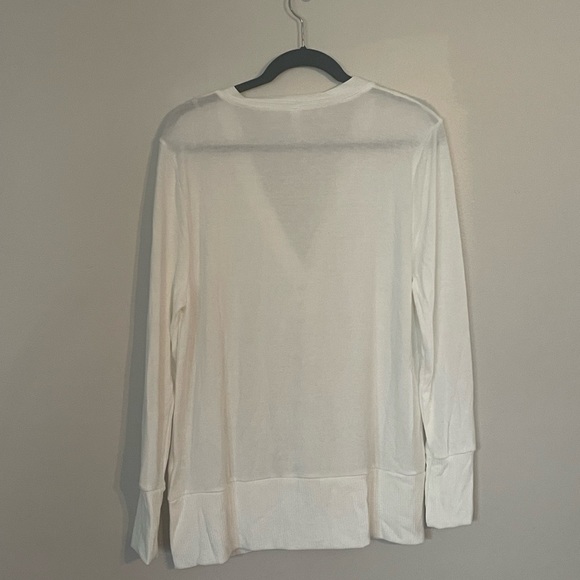 Zennana Outfitters V Neck Cardigan 1X-Snow - Picture 2 of 5